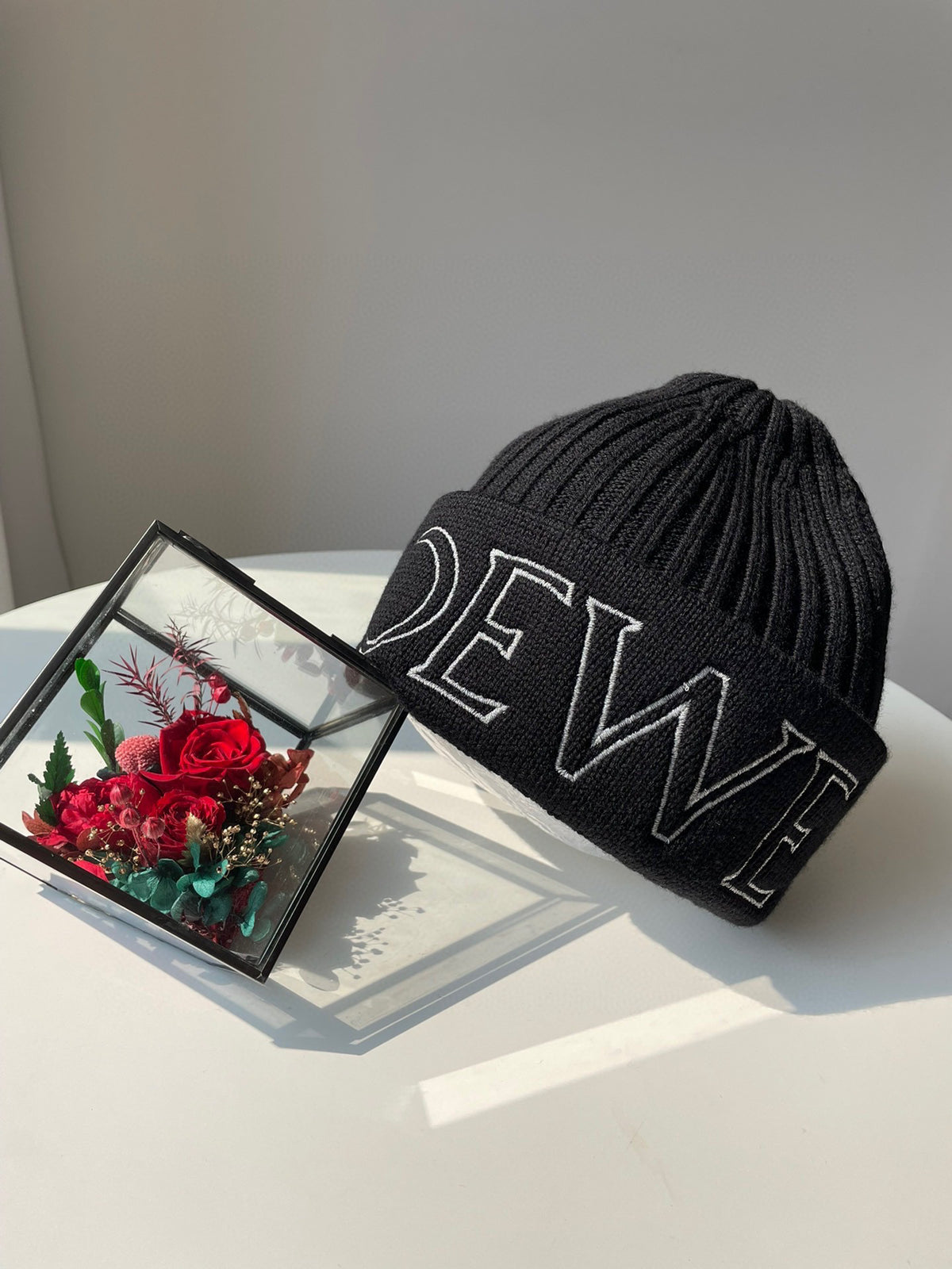 Loewe Knitted Embroidered Hat #22147