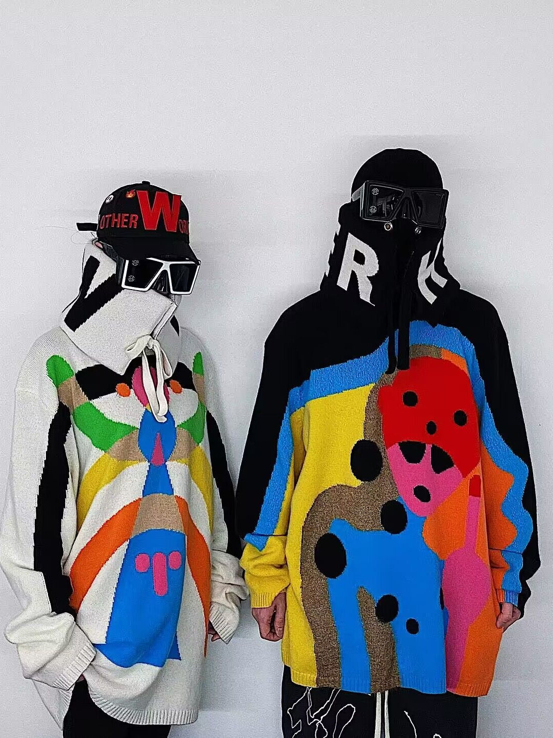 Walter Van Beirendonck Walter Van Beirendonck Rainbow Alien Stereo Baseball Cap W Letter Embroidered Duck Hat Accessories Ngvp #2412