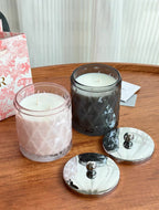 Toile de Jouy Faceted Glass Scented Candle