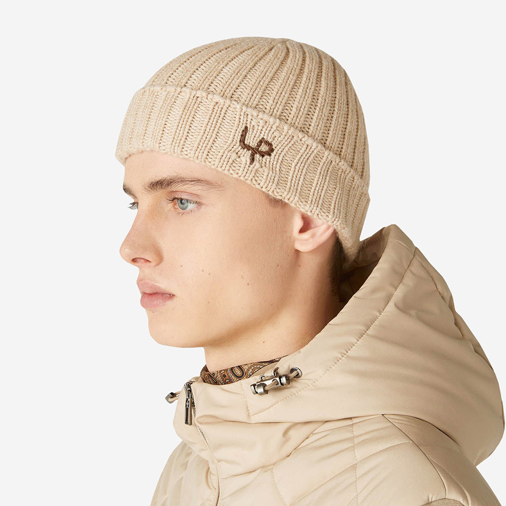 Loro Piana Gorro Cachemira Logo Hat #334048