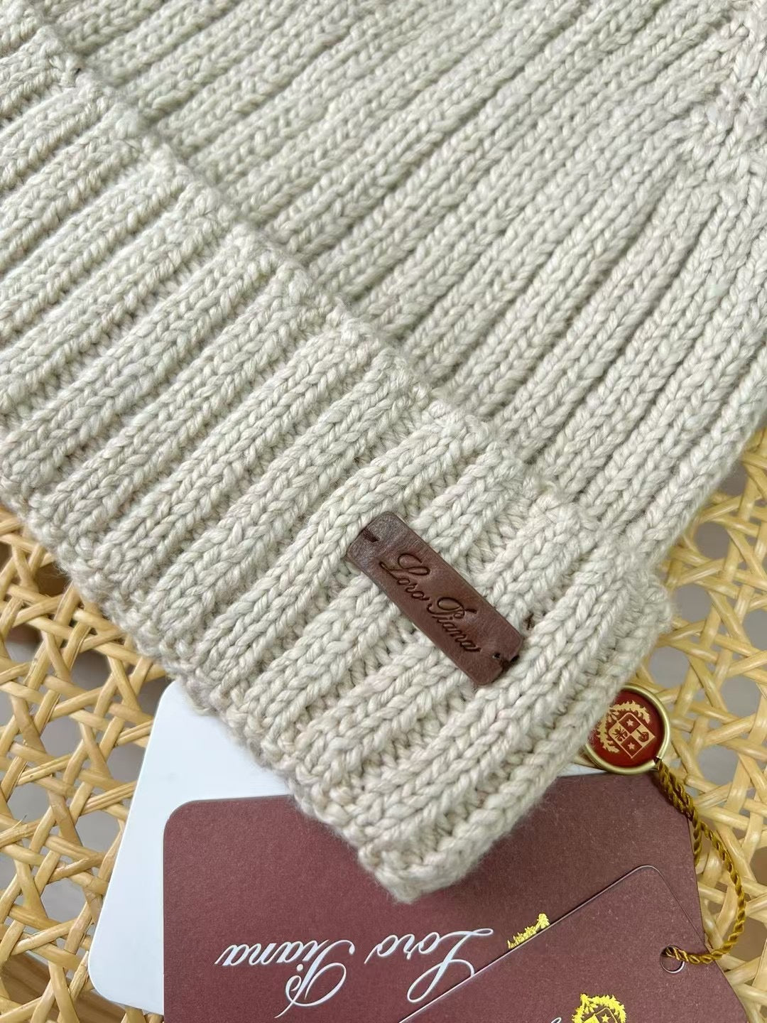 Loro Piana Fall And Winter Knitted Wool Keep Warm Cold Hat #74267
