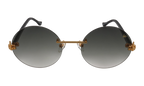 508 Rimless Drill Mount F.U. Edition 24KT Yellow Gold / Black / Grey Gradient DMMF2 0003 15T8