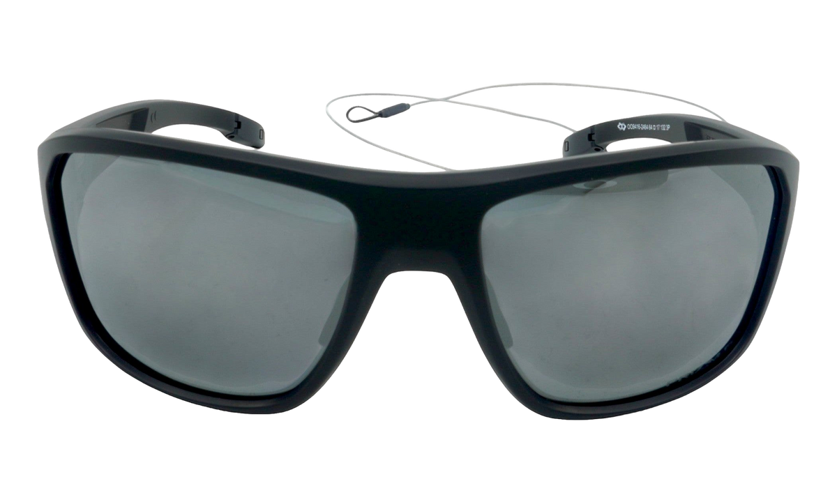 Split Shot Polarized Sunglasses Matte Black / PRIZM Black OO9416 24
