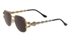 Warning 24KT Two-Tone Yellow / White Gold / Black MPWG2 0001 51T6