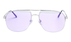 Snatch Half Rim 18KT White Gold / Smoke Flash Purple HRSN2 0009 4B6