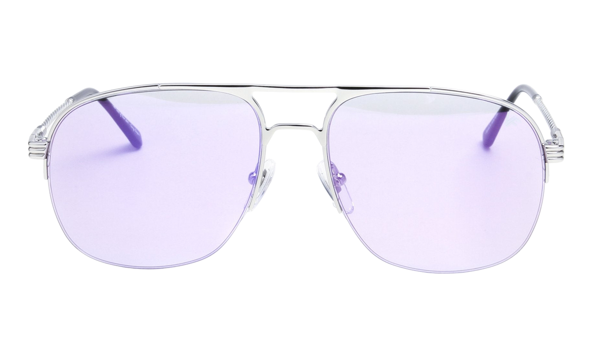 Snatch Half Rim 18KT White Gold / Smoke Flash Purple HRSN2 0009 4B6