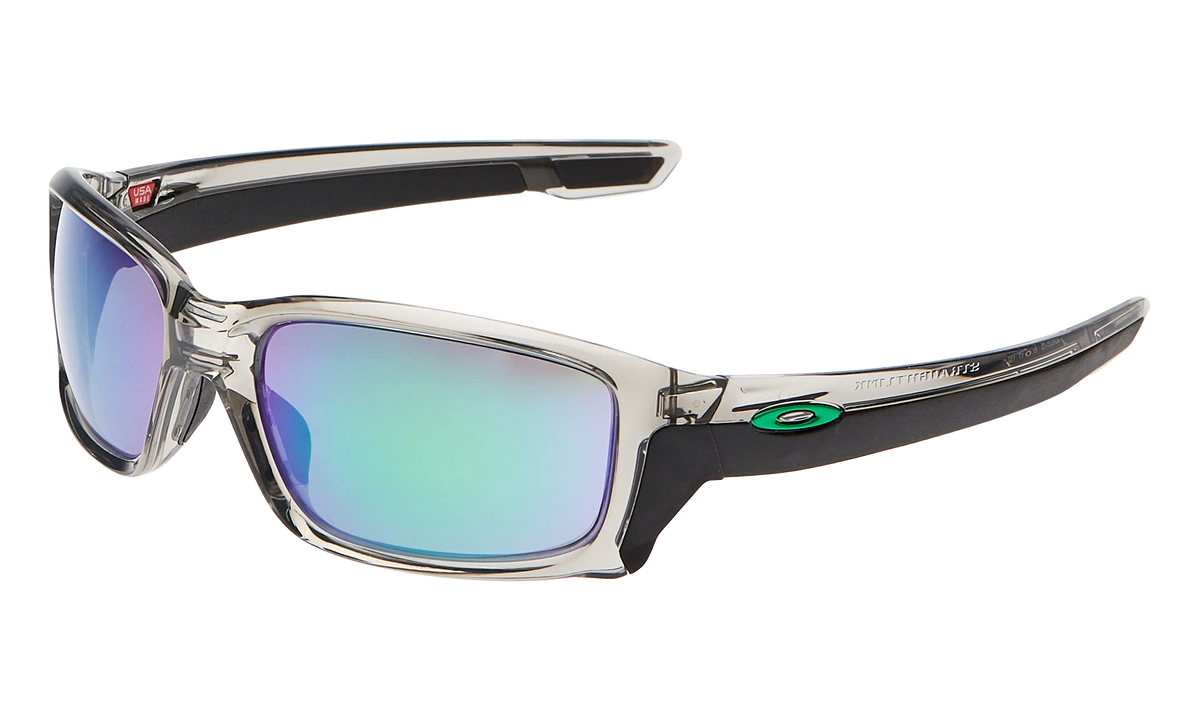 Straightlink Sunglasses Grey Ink / Jade Iridium OO9331 03
