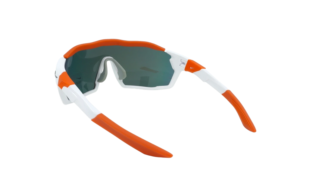 Show x Rush Team Sunglasses White / Team Orange / Field Tint FD1887 106
