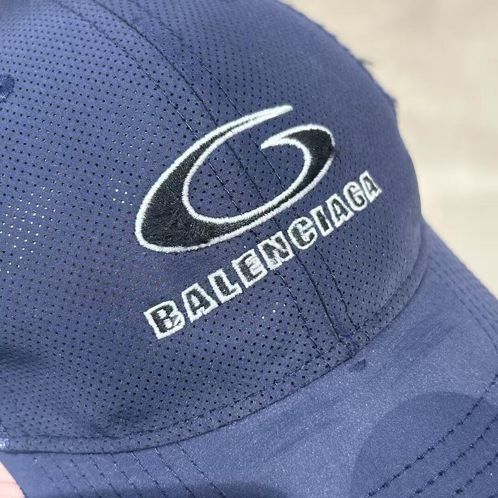 Balenciaga Trucker Men's Solid Color Technical Polyester Mesh Baseball Cap Hat #77311