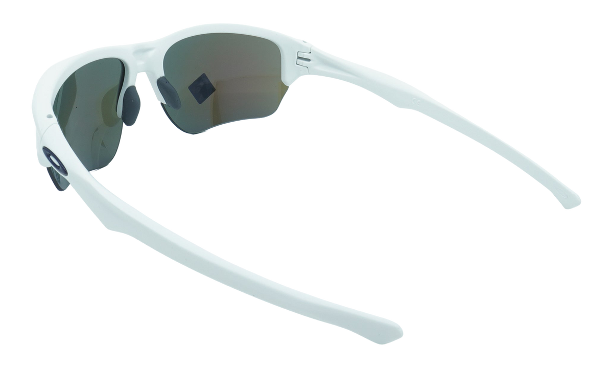 Flak Beta Sunglasses Matte White / Sapphire Iridium OO9363 15