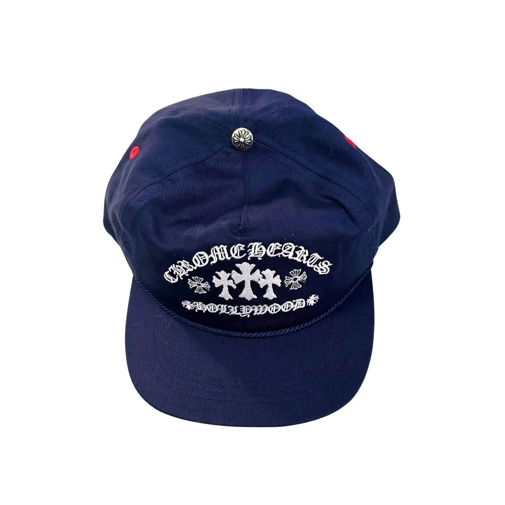 Chrome Hearts Men's And Women's Spring/Fall Fashion Casual Solid Color Cross Embroidery Adjustable Baseball Cap Duckbill Hat Hat Accessories #78688