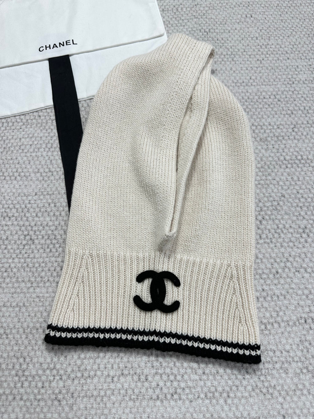Chanel Men's and Women's Fall/Winter Fashion Solid-Color Brand Knitted Cashmere Hat Accessories #78631