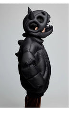 Kid's Autumn And Winter Solid Color Long Sleeve Stereoscopic Dinosaur Shaped Hat Puffer Down Jacket #31325