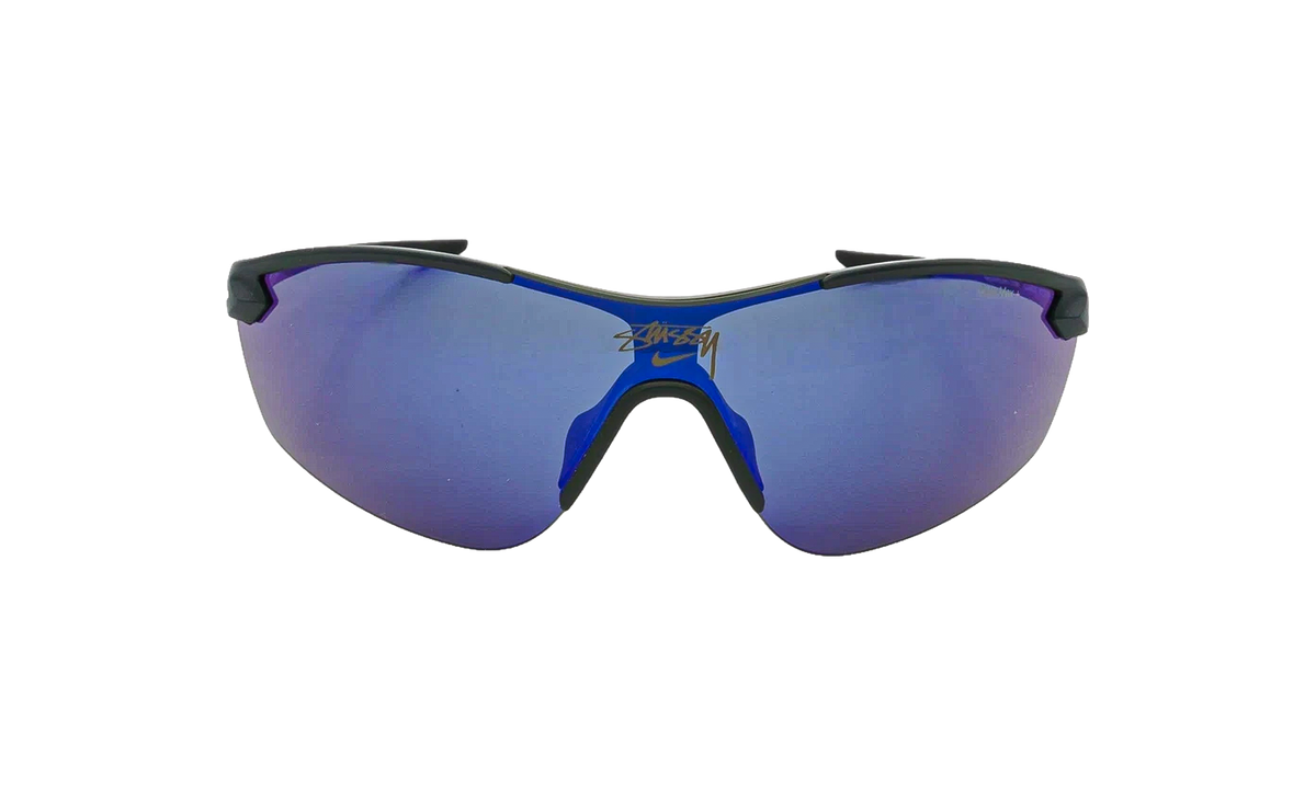 Victory Elite Sunglasses Stussy - Matte Black / Blue Mirror EV24029 010
