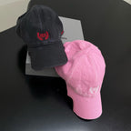 Balenciaga Men's and Women's Solid Colours Embroidery Patterns Prints Personalised Designs Cowboy Baseball Cap Hat #76883
