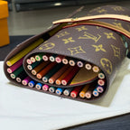 Classic Monogram Travel Colouring Set