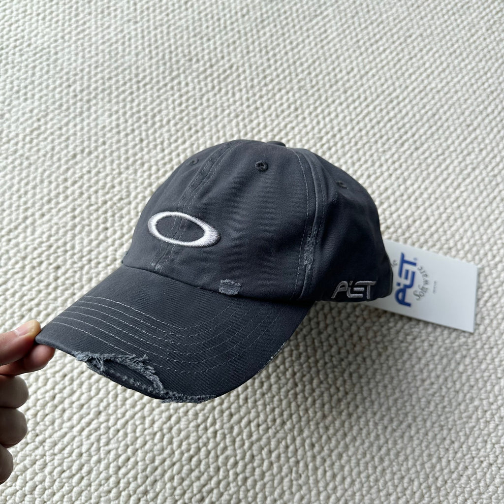 Oakley Men's Embroidered Logo Print Solid Color Cotton Duck Cap Hat #75661
