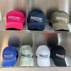 Balenciaga Men's and Women's Solid Color Embroidered Logo Design Cotton Duck Cap Hat #75313