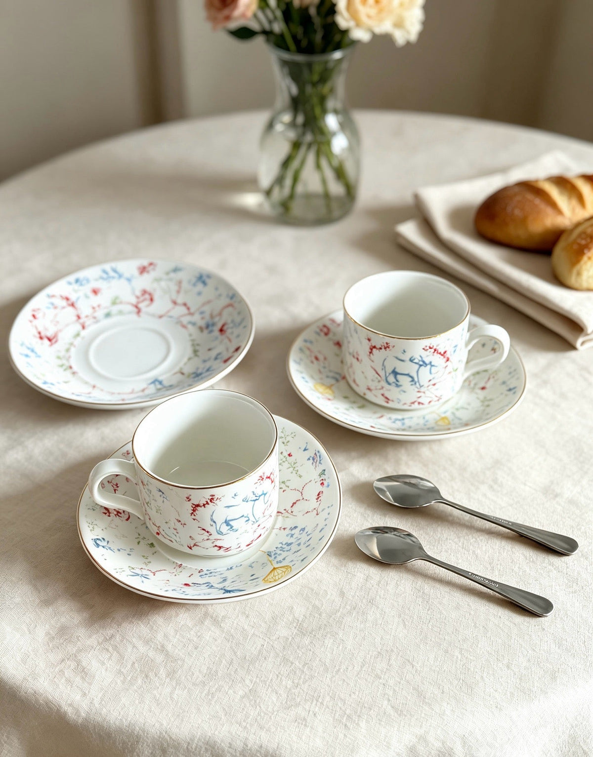 Maison Cabinet de Curiosités Porcelain Coffee Cup & Saucer Set