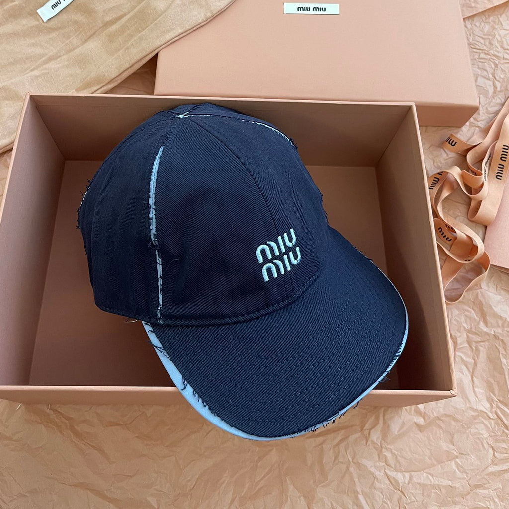 MiuMiu Men's And Women's Spring/fall Fashion Casual Color-blocked Baseball Cap Baseball Cap Hat Accessories #79398