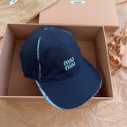 MiuMiu Men's And Women's Spring/fall Fashion Casual Color-blocked Baseball Cap Baseball Cap Hat Accessories #79398