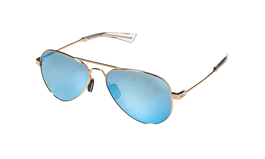 Getaway M Sunglasses Milky Blue - Gloss Rose Gold 8600118 941461