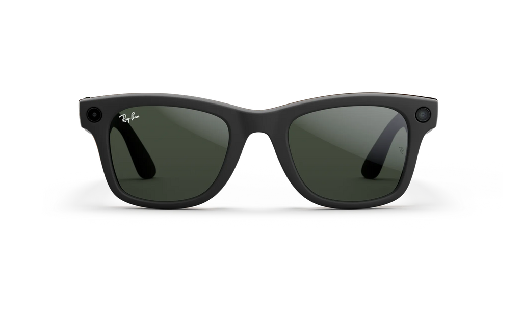 Meta Wayfarer Sunglasses Black/Polar Gradient 0RW4006