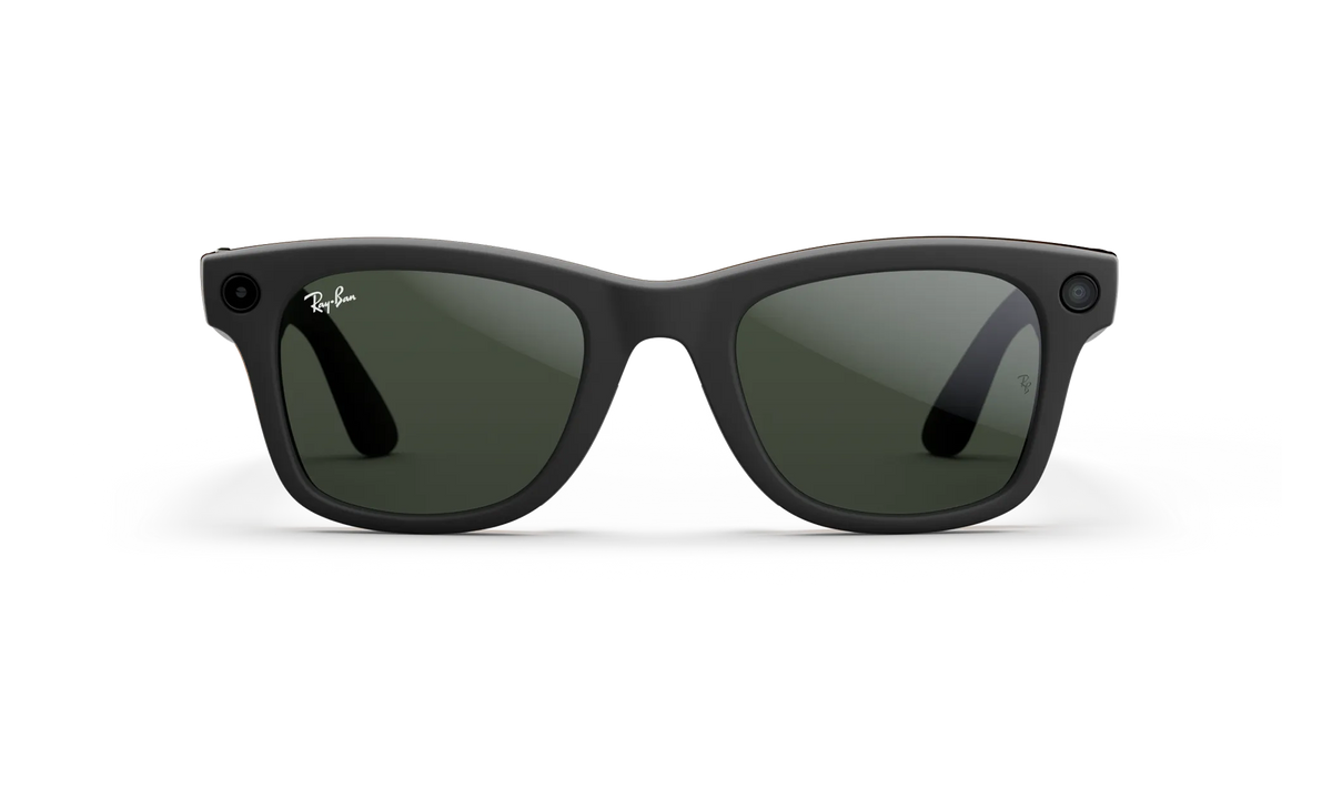 Meta Wayfarer Sunglasses Black/Polar Gradient 0RW4006