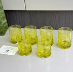 Crystal Tumbler Glass Set 6 Pieces
