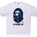 BAPE Color Camo Ape Head Tee White Blue
