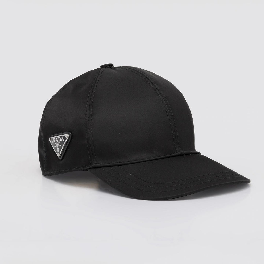 Prada Men's Women's Logo Metal Logo Sun Hat Peaked Cap #51237