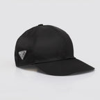 Prada Men's Women's Logo Metal Logo Sun Hat Peaked Cap #51237
