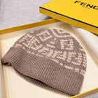 Fendi Knitted Cashmere Scarf Hat #96644