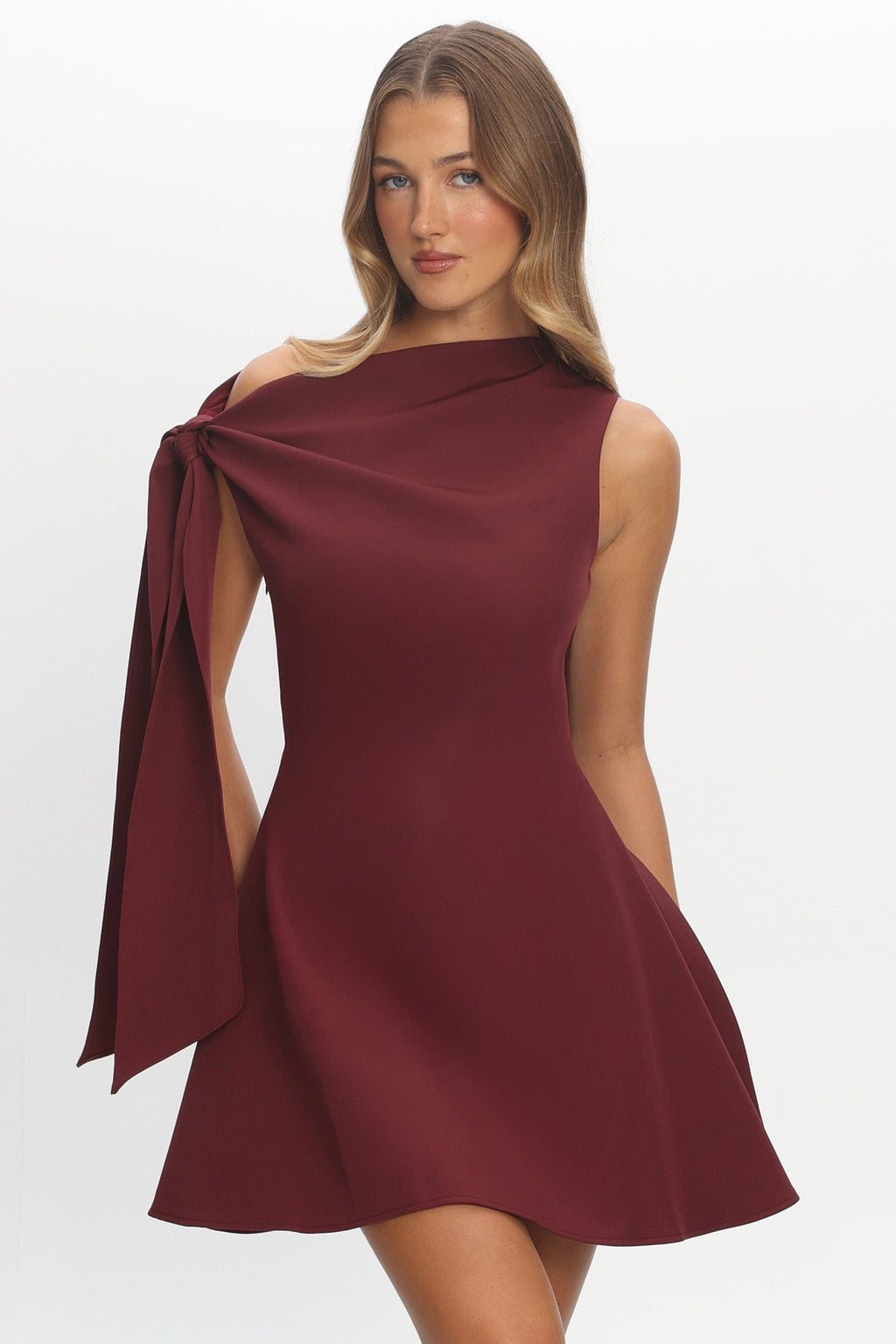 It's A Match Mini Dress Burgundy