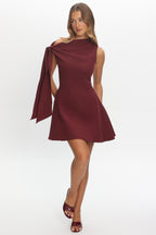 It's A Match Mini Dress Burgundy