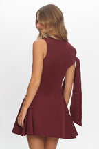 It's A Match Mini Dress Burgundy
