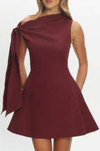 It's A Match Mini Dress Burgundy
