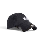 Balenciaga Men's and Women's Solid Color Embroidered Logo Design Cotton Duck Cap Hat #74927