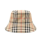 Burberry Men's And Women's Plaid Printed Cotton Fisherman's Hat Cap #77676