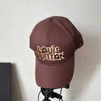Louis Vuitton Men's and Women's Solid Colour Embroidered Letter Printed Cowboy Duck Tongue Cap Fisherman's Hat #76721