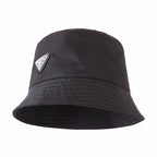 Prada Men's Black Re-Nylon Recycled Nylon Fisherman's Hat Cap #97754