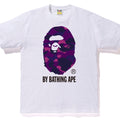 BAPE Color Camo Ape Head Tee White Purple