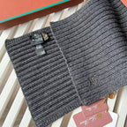 Loro Piana Cashmere Knit Hat Scarf Set #6664