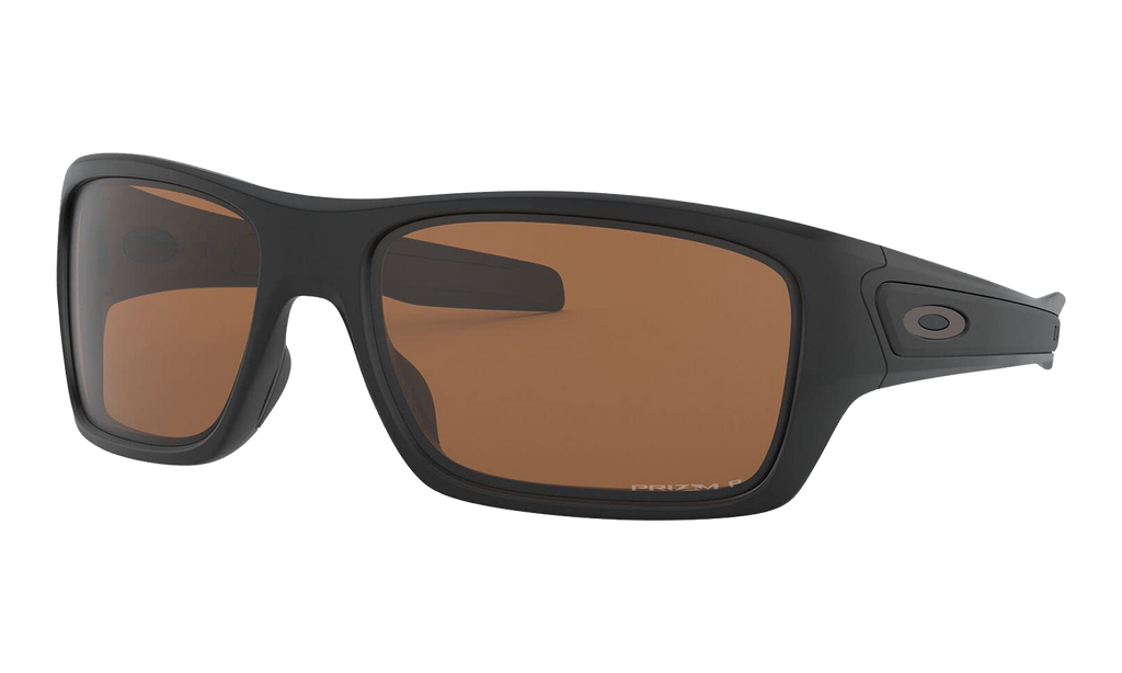 Turbine Polarized Sunglasses Matte Black / PRIZM Tungsten OO9263 40