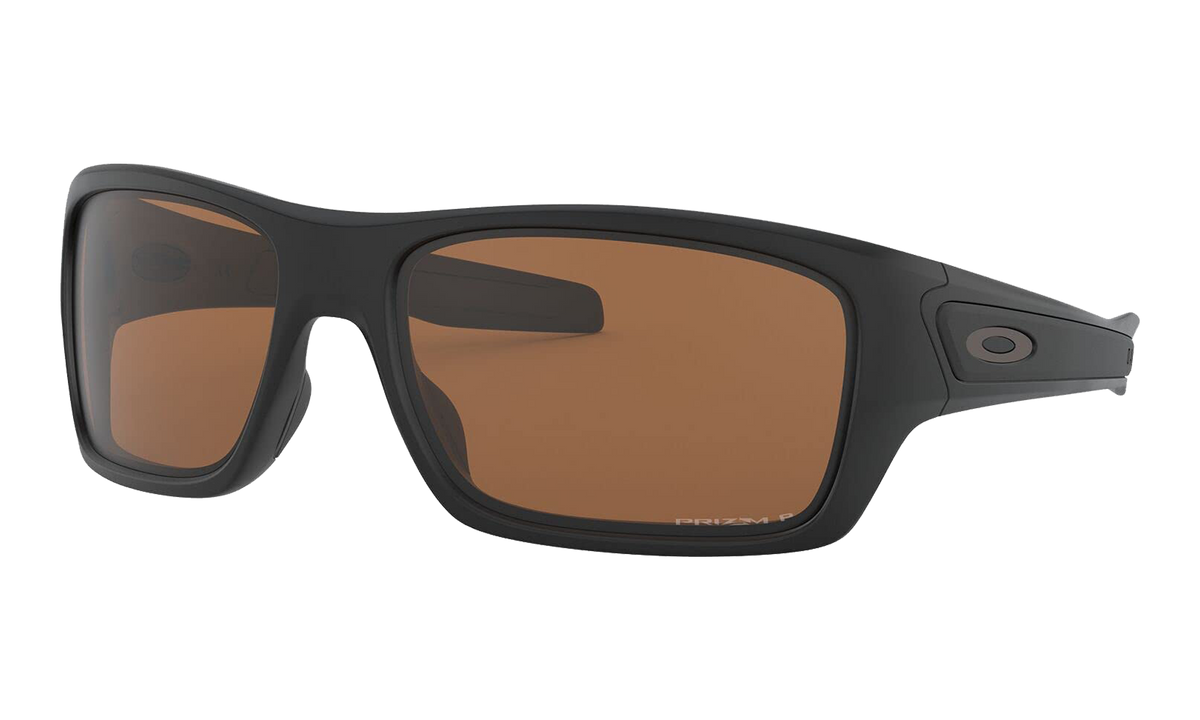 Turbine Polarized Sunglasses Matte Black / PRIZM Tungsten OO9263 40
