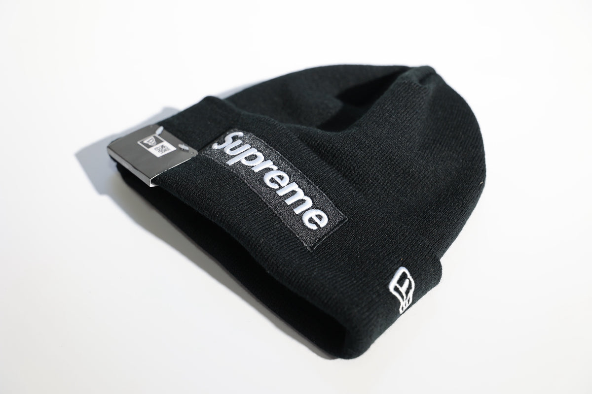Supreme X New era box Logo Beanie Classic Embroidered Cold Hat #375609