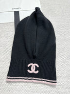 Chanel Men's and Women's Fall/Winter Fashion Solid-Color Brand Knitted Cashmere Hat Accessories #78631