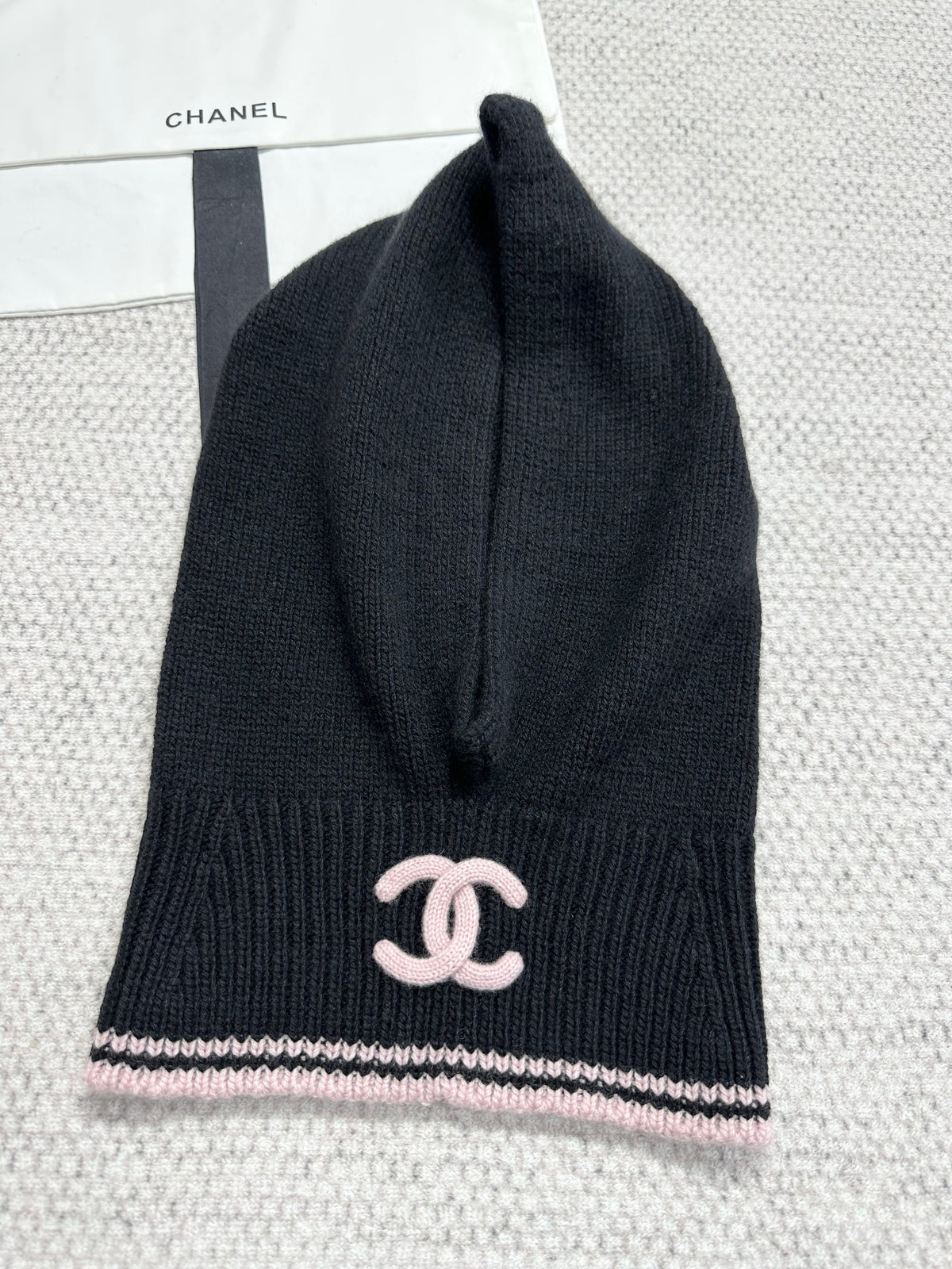 Chanel Men's and Women's Fall/Winter Fashion Solid-Color Brand Knitted Cashmere Hat Accessories #78631