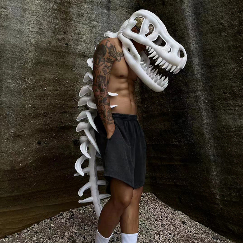 Rick Owens Tyrannosaurus Rex Toys Design Handmade Custom Headwear Dinosaur Shaped Hat Cool Customized Gift Ngvp #8799