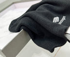 Balenciaga Women's Autumn and Winter Solid Color Knitted Warm Fleece Hat Cap #73784
